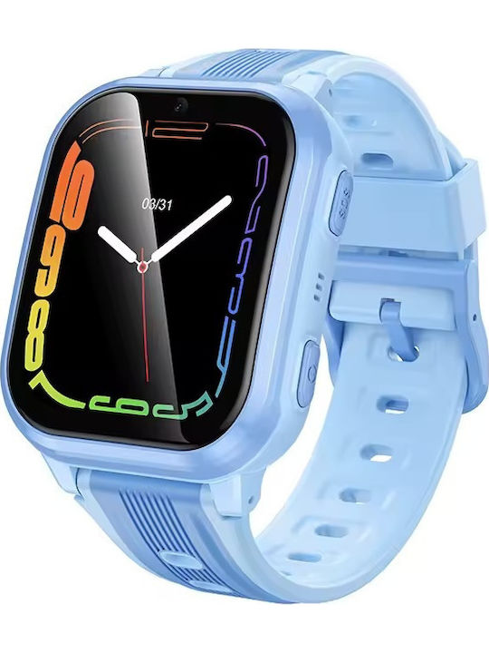 Hoco Kids' Smartwatch 4G with GPS & Camera Blue