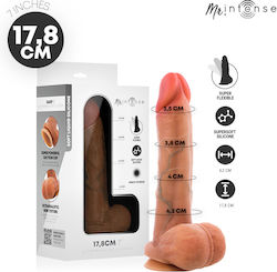 Intense Realistic Dildo with Scrotum and Suction Cup Flesh