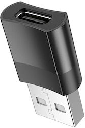 Hoco Ua17 Convertor USB-A masculin la USB-C fem...