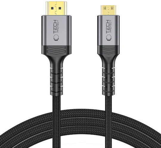Tech-Protect Ultraboost HDMI 2.1 Mini HDMI Male - HDMI Male 2m Black
