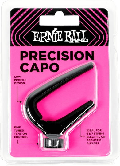 Ernie Ball 9631 Precision Capo Black Acoustic & Electric