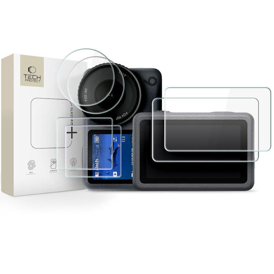 Tech-Protect Fit+ 2-Set Screen Protection for Action Camera DJI