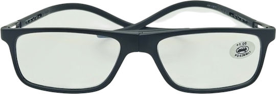 Optix Vision Γυαλιά Πρεσβυωπίας +1.00 με Μαγνήτη σε Μαύρο χρώμα 4386300100