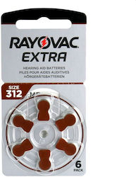 Rayovac Extra Μπαταρίες Ακουστικών Βαρηκοΐας 312 1.45V Rayovac Extra Μπαταρίες Ακουστικών Βαρηκοΐας 312 1.45V