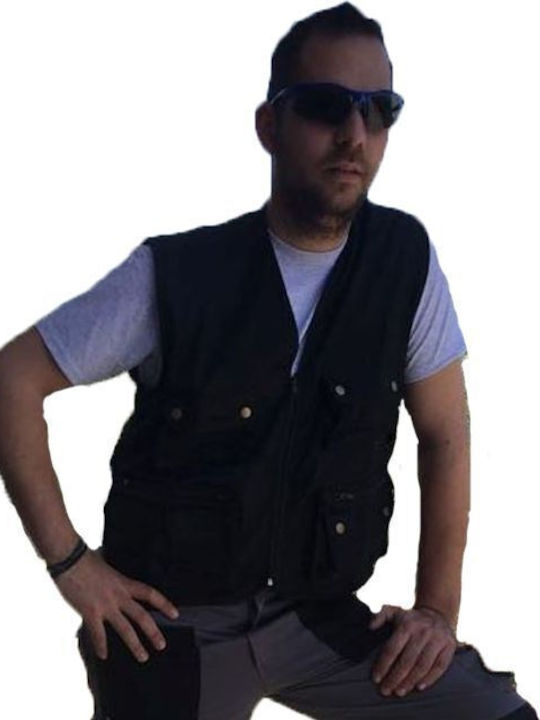 Ergo Ergo Herren Arbeitsweste Schwarz