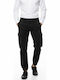 Pantaloni Cargo cu Croială Slim Negru