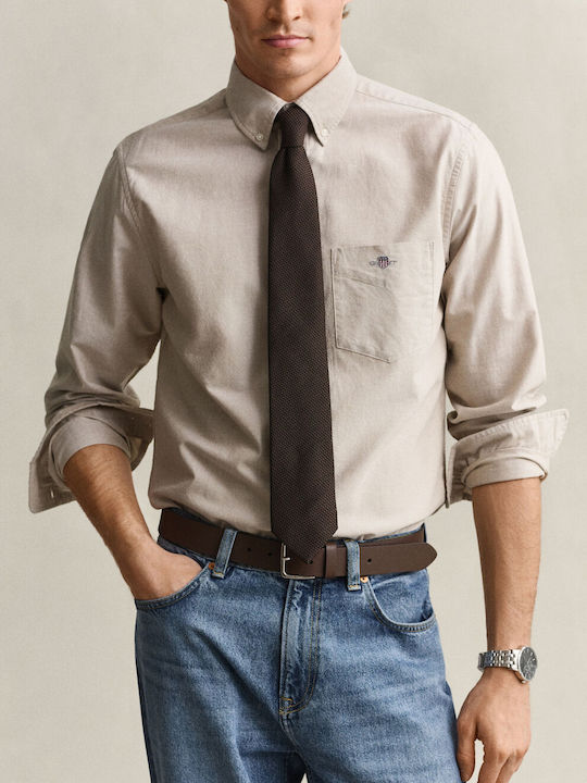 Gant Short Sleeve Cotton Shirt in Regular Fit L...