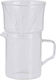 Coffee Dripper Pour Over Belogia Cddw 402 400ml Διπλών Τοιχωμάτων Βοριοπυριτικό Γυαλί