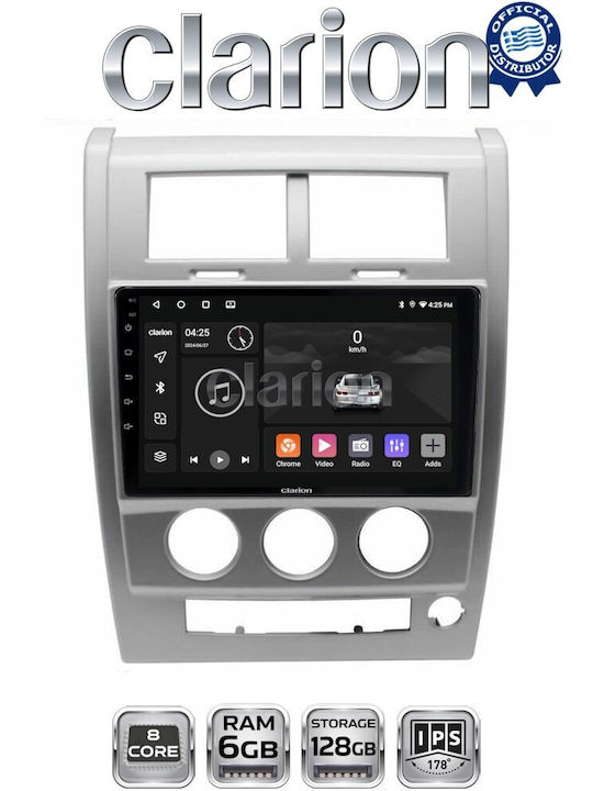 Clarion Gl53334 OEM Multimedia Car Audio System Screen Jeep Cherokee KK 2008 > 2014 CarPlay Android Auto BT GPS WiFi GPRS Electriclife