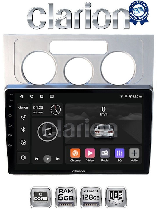 Clarion Gl53512 OEM Multimedia Car Screen VW Touran 2003 > 2010 CarPlay Android Auto BT GPS Wi-Fi GPRS Electriclife