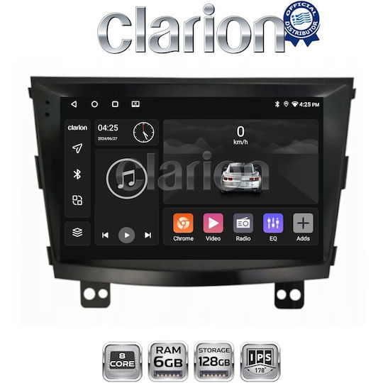 Clarion Gl53433 Екран OEM Мултимедия Автомобилни Аудио Системи Ssangyong Tivoli Xvl 2015 > 2019 CarPlay AndroidAuto BT GPS Wi-Fi GPRS ElectricLife