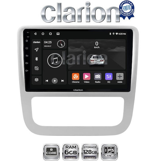 Clarion Gl53489 OEM Мултимедийна Екран Автомобилни Аудио Системи VW Scirocco & Eos 2008 > 2013 CarPlay AndroidAuto BT GPS WiFi GPRS ElectricLife