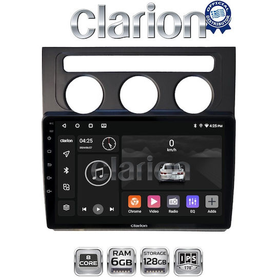 Clarion Gl53511b Οθόνη Oem Multimedia Αυτοκινήτου Vw Touran 2003 > 2010 Carplay Androidauto Bt Gps Wifi Gprs Electriclife