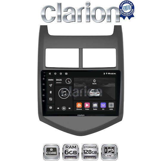 Clarion Gl53107 OEM Мултимедийна Екран Автомобилни Аудио Системи Chevrolet Aveo 2012> CarPlay AndroidAuto BT GPS Wi-Fi GPRS ElectricLife