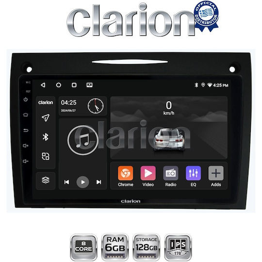 Clarion Gl53096 Ecran OEM Multimedia Sisteme Audio Auto Mercedes SLK W171 CarPlay Android Auto BT GPS Wi-Fi GPRS Electriclife