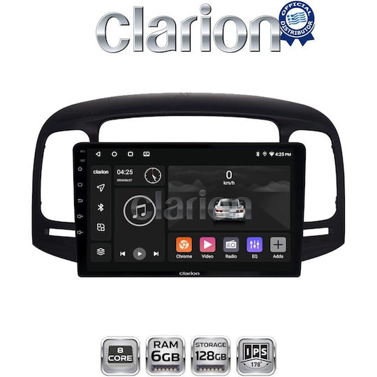 Clarion Gl53269 OEM Multimedia Auto-Audiosystem Hyundai Accent 2006 > 2012 CarPlay Android Auto Bluetooth GPS Eingebautes Wi-Fi GPRS Electriclife