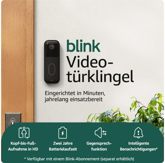 Blink Σετ Θυροτηλεόρασης Συμβατό με Alexa