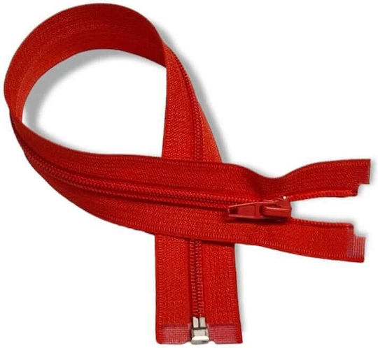 Zipper Spiral No 5 Plastic Dividable 40cm Red 519