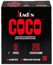 Aladin Coco Καρβουνάκια 25mm 9τμχ Aladin Coco Καρβουνάκια 25mm 9τμχ