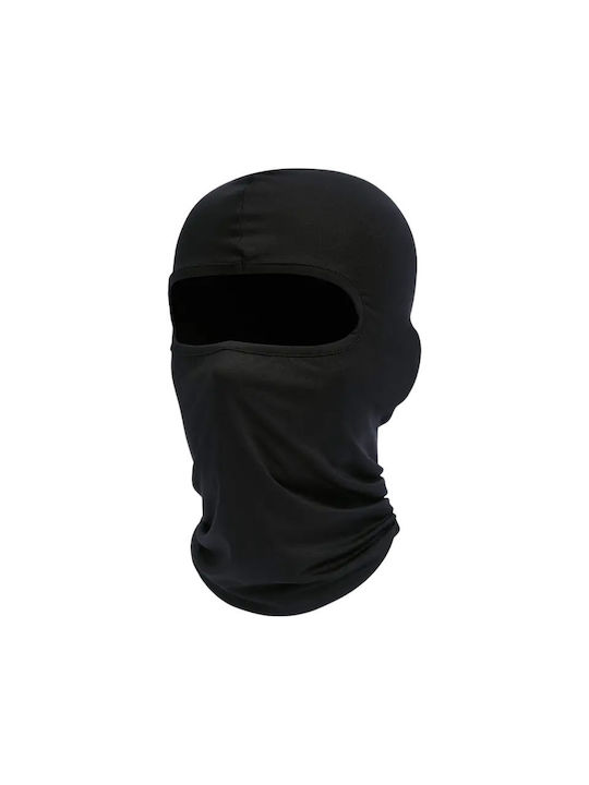 Full Face Motorcycle Rider Balaclava Polyester Black Colour