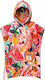 Girls’ Hooded Terry Poncho Joypop Vasiliki
