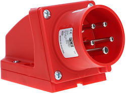 Receiver Plug Phase Crossover 16a 5p 400v Red I...