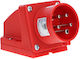 Receiver Plug Phase Crossover 16a 5p 400v Red I...