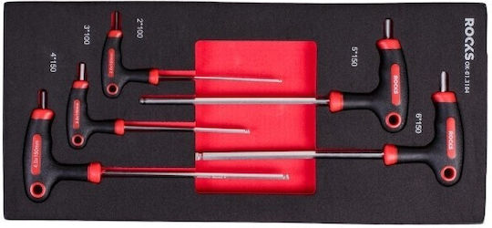 Rooks Σετ 5 Κλειδιά Torx