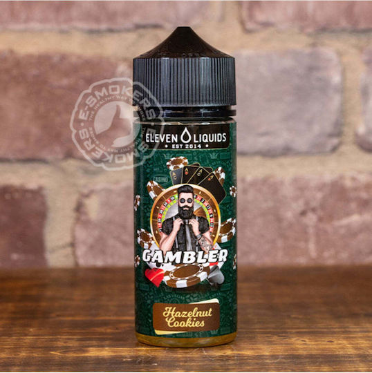 Eleven Liquids Flavor Shot Gambler 96ml 1τμχ Hazelnut Cookies