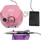 Luxorise Electric Nail Drill 18W Pink with Pedal