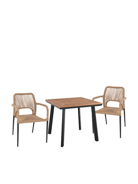 Set de masă pentru exterior 3 buc Homemarkt