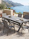 Outdoor Dining Set Dagyn Azelie 7 Pieces Grey