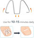 Set 6 Correctors 30 Elastic Bands Ingrown Nails Silver