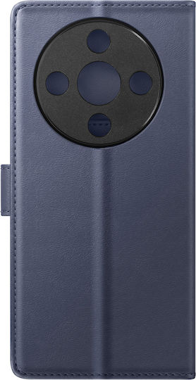 Mayaxess 2 In 1 Wallet Case Honor Magic 8 Lite Detachable Cover Night Blue