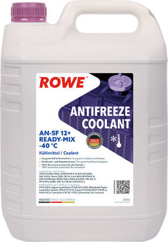 Rowe Hightec Antifreeze Kühlmittel An-sf 12+ Fertigmischung 40 °c 5lt