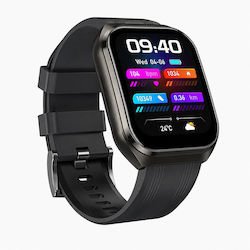 Hoco Y44 Smartwatch με Παλμογράφο (Μαύρο)