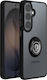 Avizar Case Galaxy S26 Plus Rigid Protection 360° Rotating Ring Black Transparent