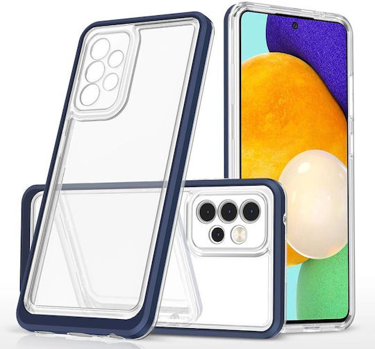Hurtel 3in1 Back Cover Πλαστικό / Σιλικόνης 1.1mm Μπλε (Galaxy A73)