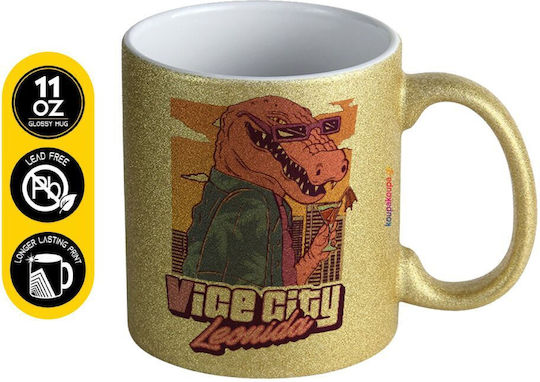 Koupakoupa Vice City Leonida Ceramic Mug Gold 330ml