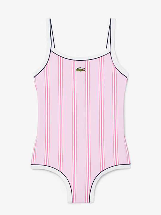 Lacoste Kids One-Piece Pink Swimwear