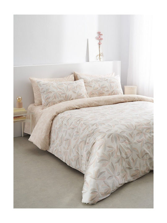Vesta Home Anthia 2 Bed Sheets Set with 2 Pillowcases Super King with Rubber Hugger 170x270cm Anthia 3 Pieces