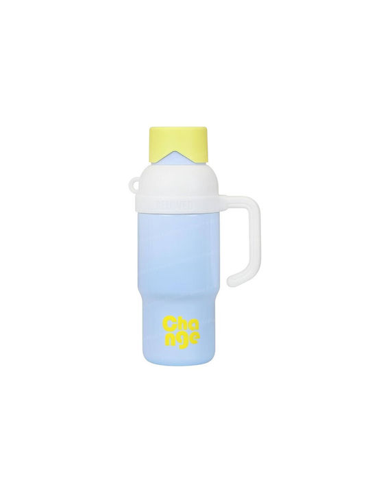 Stainless Steel Water Bottle 750ml Blue