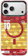 Benks D3 Football Theme Magsafe Σκληρή Θήκη Σιλικόνης Crimson Gold Dynasty Apple Iphone 17 Pro Max