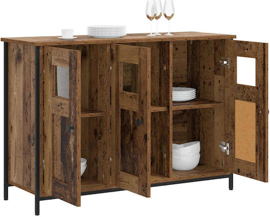Μπουφές Ξύλινος Παλαιωμένο Ξύλο 100x35x70cm