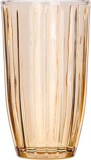 Atmosphera Water Glass in Yellow Color 440ml