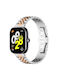 Xiaomi Redmi Watch 6 5 4 Xiaomi Redmi Watch 4 Xiaomi Smart Band 9 Pro Metal Strap Butterfly Buckle Five Beads Silver Rose Gold A