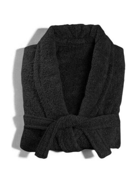 To megalo pazari Bademantel Schwarz 450g/m²