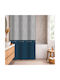 Guy Laroche Avene Shower Curtain Fabric with Grommets 240x185cm Denim