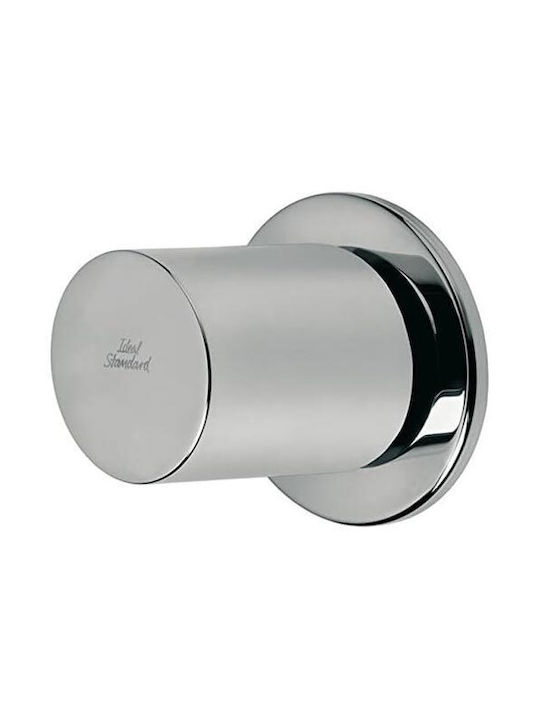 Ideal Standard Μίκτης Μπαταρίας Εντοιχισμού για Ντουζιέρα 3 Εξόδων Ασημί