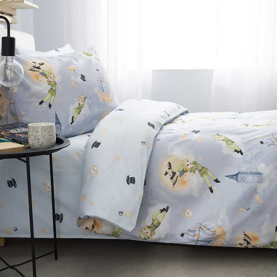 Vesta Home Set Cearceafuri Single Din Bumbac Peter 170x260cm 3 Bucăți